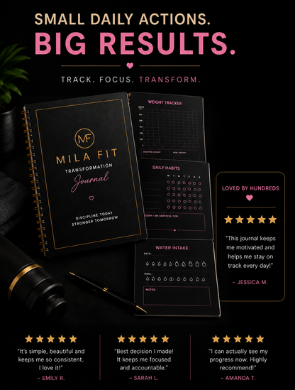 Mila Fit Progress Journal